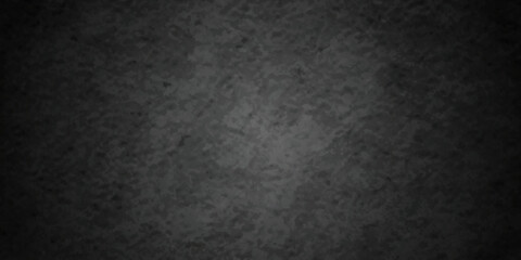 Dark black stone wall grunge backdrop texture background. monochrome slate grunge concrete wall black backdrop vintage marbled textured border background.