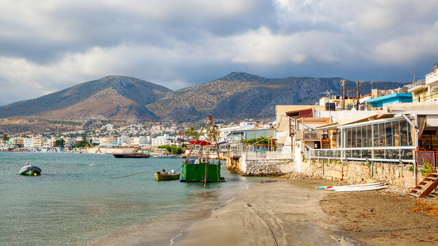 Beach and resort town by the sea