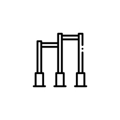 gym bars icon