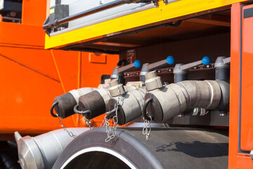 Control system of fire engine or fire truck. System will have a water shutoff valve. Pressure Check...