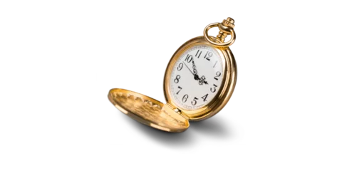 Foto op Canvas old pocket watch a beautiful watch to never waste time anywhere © franck