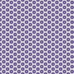 Purple Flower  On the White Background Seamless Pattern Design