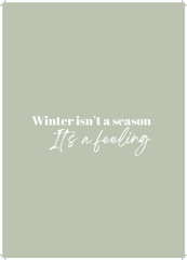 winter, poster 