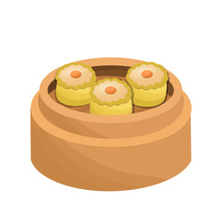 Dim sum of shumai Chinese food