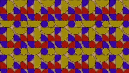 seamless pattern with shapes