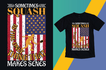 USA Flag T-Shirt Design