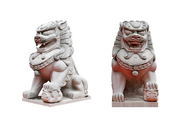 Collection, chinese lion statue. (png)
White Lion Statue (Front, Beside) made of cement. Isolated...