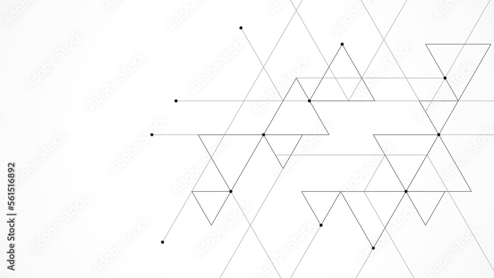 Poster linear triangles. vector design of geometric shape background with triangle pattern