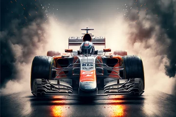 Foto op Aluminium Formula 1 Cars, Generative AI, Illustration © emir