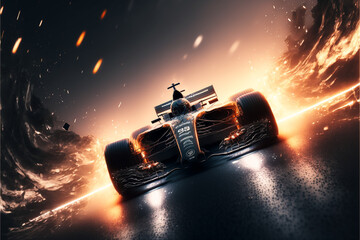 Obraz na płótnie Canvas Formula 1 Cars, Generative AI, Illustration