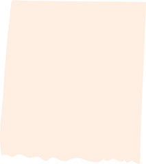 Plain Blank Paper Brown Cute Note