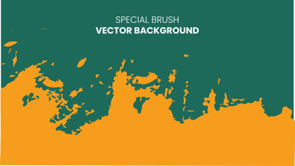  Abstract grunge brush stroke vector template  