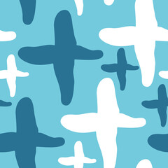 Stars seamless pattern for wrapping, digital paper, wallpaper, fabric print, textile design. Simple silhouette shape of shining star decorative element for kids, baby, children, sport.