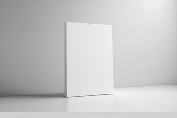 Mockup of a blank white background. Generative AI