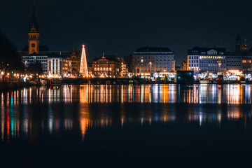 Fototapeta premium hamburg alster