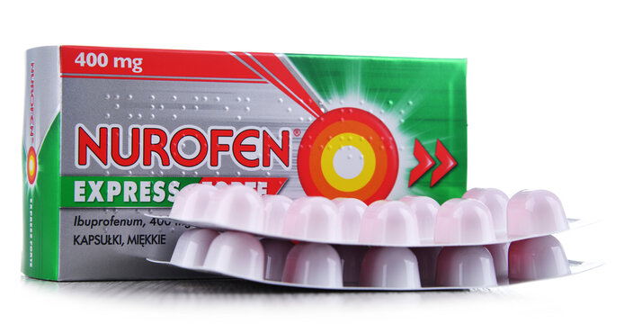 A package of Nurofen, a medication containing ibuprofen