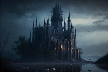Gothic Dark Elf Castle