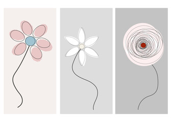 Abstract floral background vector