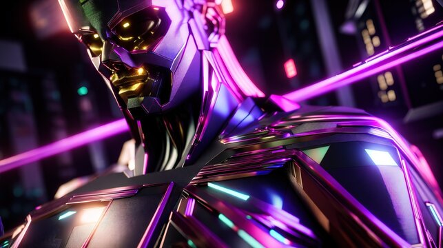 Generative AI super computer quantum from alien technology. Unknown technology for inspiration tech background.