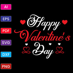 HAPPY VALENTINE'S DAY T SHIRT DESIGN