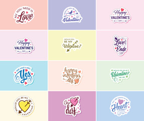 Valentine's Day: A Time for Romance and Passion Stickers