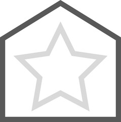 star house logo, real estate logo