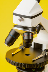 close-up shot of a microscope