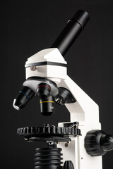 close-up shot of a microscope
