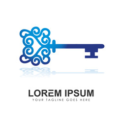 Key Logo Illustration Vector icon