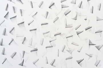 ink-stamp pattern background (fading shapes with lines)