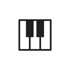 piano vector illustration