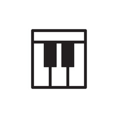 piano vector illustration