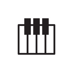piano vector illustration