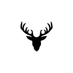 Deer head logo.