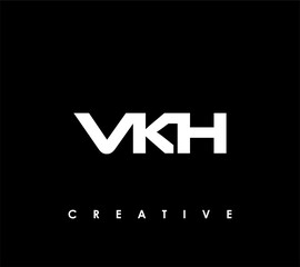 VKH Letter Initial Logo Design Template Vector Illustration