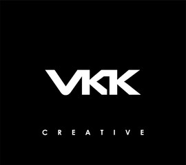 VKK Letter Initial Logo Design Template Vector Illustration