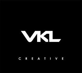 VKL Letter Initial Logo Design Template Vector Illustration