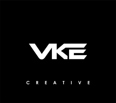 VKE Letter Initial Logo Design Template Vector Illustration