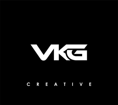 VKG Letter Initial Logo Design Template Vector Illustration