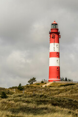 Leuchtturm in den Dünen, Insel Amrum, Nordfriesland