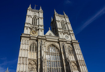 Fototapeta na wymiar A view of the Westminster abbey