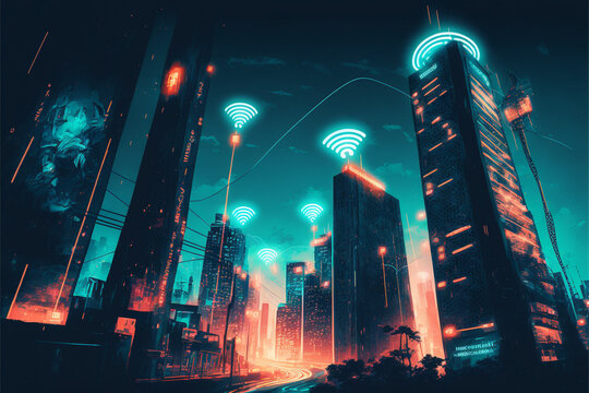 wireless communication networks play a crucial role in connecting various industries such as transportation, manufacturing and energy are all interconnected through a seamless network generative AI