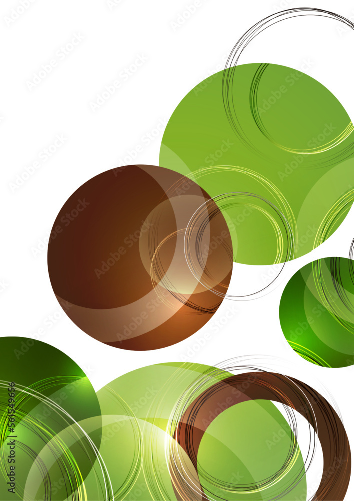 Poster abstract luxury background with circular geometric pattern. element of modern circular overlapping l