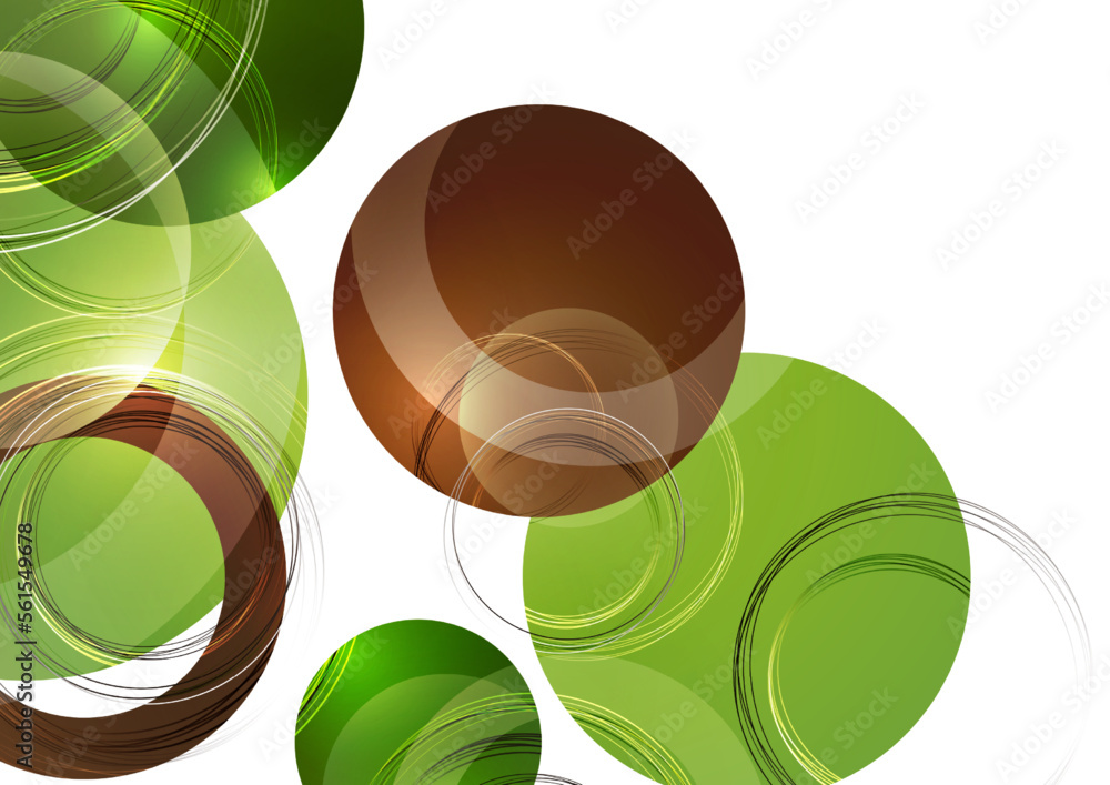 Poster abstract luxury background with circular geometric pattern. element of modern circular overlapping l