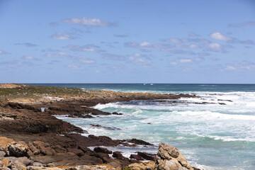 Colorful beach huts at Muizenberg beach