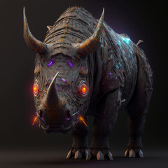 
Techno Rhinoceros Illustration

rhino in black 