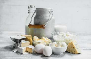 fresh dairy products.