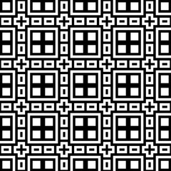 Ethnic ornament. Tribal wallpaper. Embroidery background. Ethnical folk image. Tribe motif. Ancient mosaic. Digital paper, web design, textile print, backdrop. Seamless abstract art. Vector abstract.