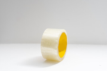 adhesive tape on white background, isolated