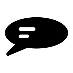 oval chat icon